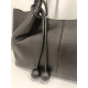 Sac en cuir noir "Francinel"