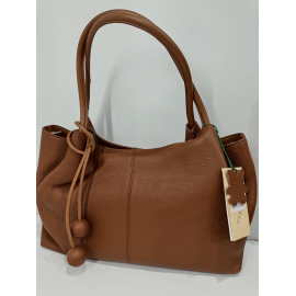 Sac en cuir marron-Francinel-