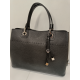 Sac en cuir noir -Francinel-