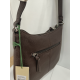 Sac porté travers en cuir noir -Francinel-