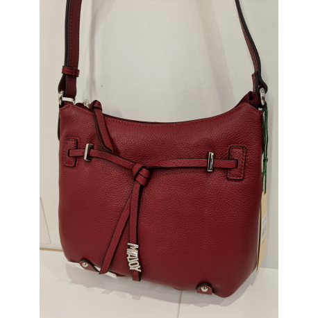 Sac porté travers en cuir marron -Francinel-
