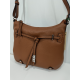Sac porté travers en cuir bordeaux -Francinel-