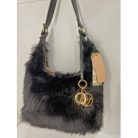 Sac en synthétique noir "Mia-Joy"