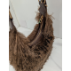 Sac en fausse fourrure noir "Mia-Joy"
