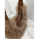 Sac en fausse fourrure marron "Mia-Joy"