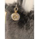 Sac en fausse fourrure noir "Mia-Joy"