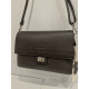 Sac porté travers en cuir noir -Francinel-