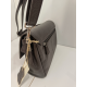 Sac porté travers en cuir noir -Francinel-