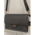 Sac porté travers en cuir marine -Francinel-