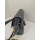 Sac porté travers en cuir marron -Francinel-