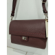 Sac porté travers en cuir taupe -Francinel-