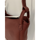 Sac porté travers en cuir beige "Arthur et Aston"