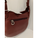 Sac porté travers en cuir beige "Arthur et Aston"