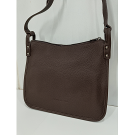Sac en cuir noir "Arthur et Aston"