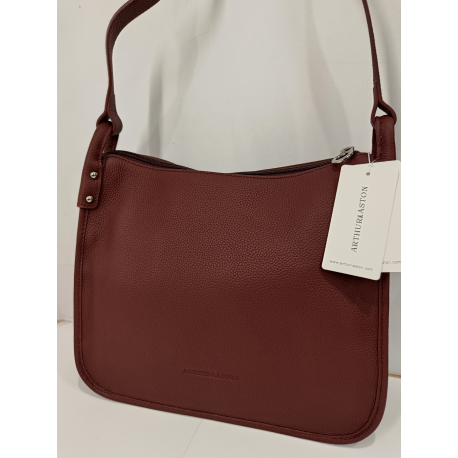 Sac en cuir marine "Arthur et Aston"