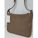 Grand sac en cuir taupe "Arthur et Aston"