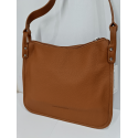 Grand sac en cuir camel "Arthur et Aston"