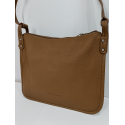Grand sac en cuir caramel "Arthur et Aston"