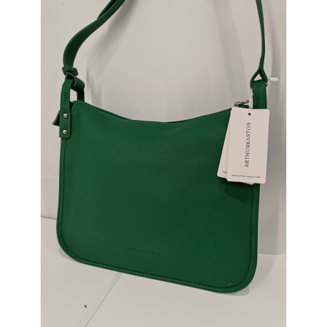 Grand sac en cuir caramel "Arthur et Aston"