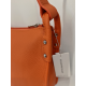 Grand sac en cuir vert "Arthur et Aston"