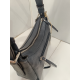 Sac porté travers en cuir noir -Francinel-