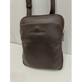 Sacoche en cuir souple noir"Arthur&Aston"