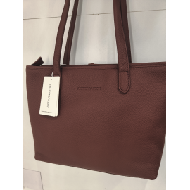 Sac en cuir marron "Arthur et Aston"
