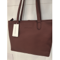 Sac en cuir bordeaux "Arthur et Aston"