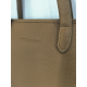 Sac en cuir taupe "Arthur et Aston"