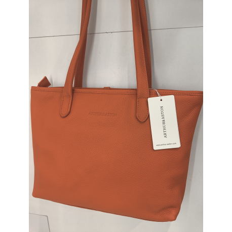 Sac en cuir vert "Arthur et Aston"