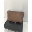 Porte monnaie  en cuir taupe "Francinel"