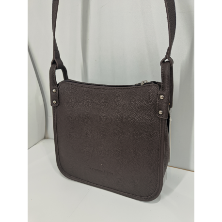 Sac en cuir noir "Arthur et Aston"