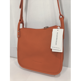 Sac en cuir vert "Arthur et Aston"