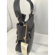 Sac porté travers en cuir noir -Francinel-