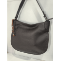 Sac porté travers en cuir marron -Francinel-
