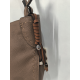 Sac porté travers en cuir marron -Francinel-