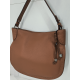 Sac porté travers en cuir taupe -Francinel-
