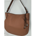 Sac porté travers en cuir camel -Francinel-