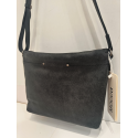 Sac en cuir noir "Mocca"