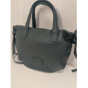 Sac porté main en cuir kaki"Mocca"