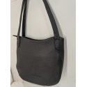 Sac en cuir noir "Arthur et Aston"