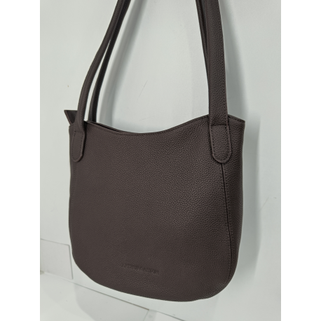 Sac en cuir noir "Arthur et Aston"