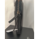 Petite pochette en cuir noir de 18 cm "Adapell"
