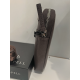 Petite pochette en cuir noir de 18 cm "Adapell"