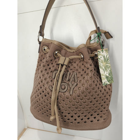 Sac en synthétique kaki "Mia-Joy"
