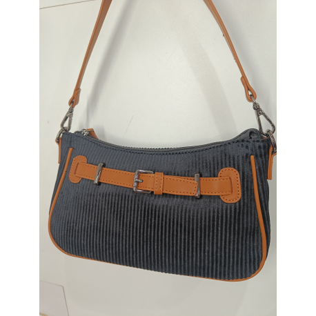 Sac en synthétique multi-poches noir -Francinel-