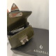 Porte clé en cuir camel "Adapell"