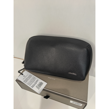 Porte clé en cuir noir "Adapell"