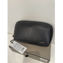 Trousse de toilette ou maquillage en cuir noir "Adapell"
