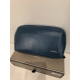Trousse de toilette ou maquillage en cuir marine "Adapell"